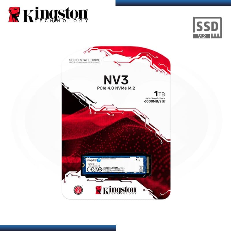 SSD KINGSTON NV3 M.2 NVME 1 TB GEN 4