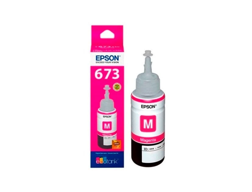 TINTA ORIGINAL EPSON 673 PARA L800 MAGENTA
