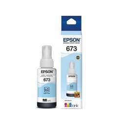 TINTA ORIGINAL EPSON 673 PARA L800 CIAN CLARO - 1