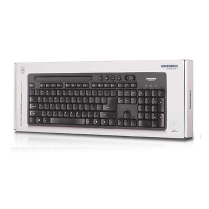 TECLADO MICRONICS MAGNUS MIC K734 MULTIMEDIA WHITE